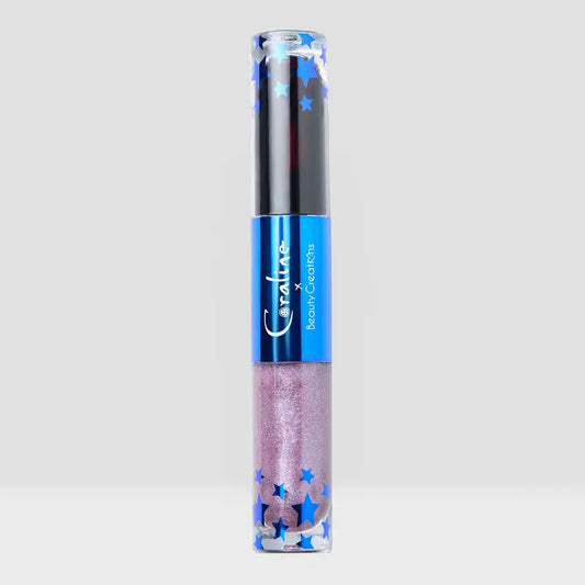 Beauty Creations X Coraline "Stay Forever - Bratty/Dizzy Dreamer" Peel-Off Lip Stain & Lip Gloss Duo, Hydrating, Scented, Glittery, Hyaluronic Acid-Infused, Oil-Based Makeup with Long-Lasting Hydrate Benefits